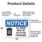 Signmission All Trash Must Be Put In The Container, 24 in W x Rectangle, Aluminum OS-2PACK-NS-A-1824-L-15225 - alternate 6